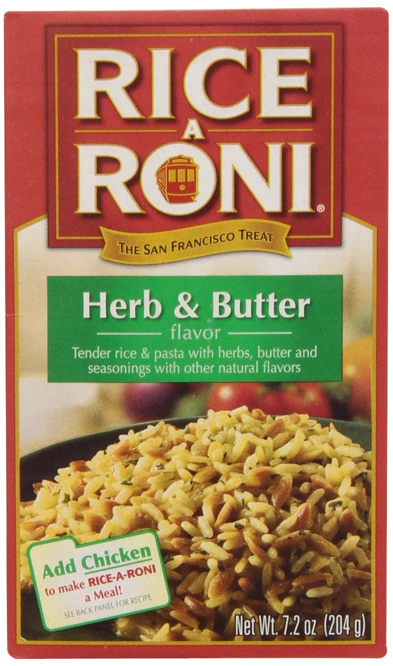 Quaker Oats Rice A Roni Herb and Butter, 6 Ounce (Pack of 12)