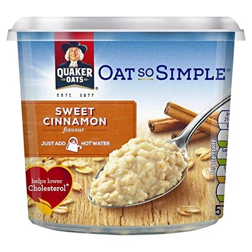 Quaker Oat So Simple Sweet Cinnamon Porridge Pot - 57g (0.13lbs)